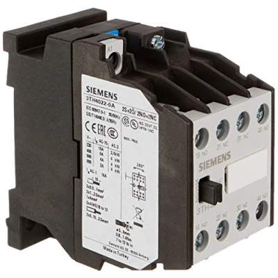 Immagine di Siemens 3TH4022 0 AP0 Contattore relè 22E en 50 011 2 no + NC, morsetti a funzionamento AC 230/V 50/26 Hz, 276 V 60 bianco