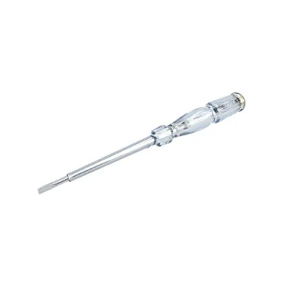 Immagine di Ferrestock FSKBLP190 Cacciavite per pali in cromo vanadio 45 58 HRC, con tappo metallo, lunghezza 190 mm, manico rinforzato plastica trasparente