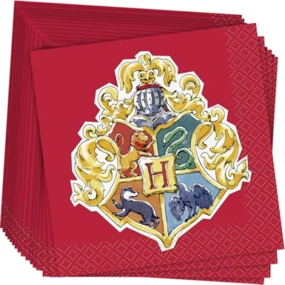 Immagine di Unique Harry Potter Tovaglioli di Carta 13 cm Festa a Tema Confezione da 16, Multicolore, medio, 23561