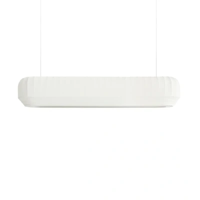 Immagine di Northern Lampada LED a sospensione Tradition lineare, tessuto, bianco sporco