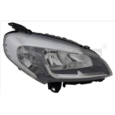 Immagine di TYC 20 16541 15 2 Fari Dx H7/H7, W21W con luce guida diurna per veicolo circolazione motore elettrico FIAT: Doblo II Van / Station Wagon