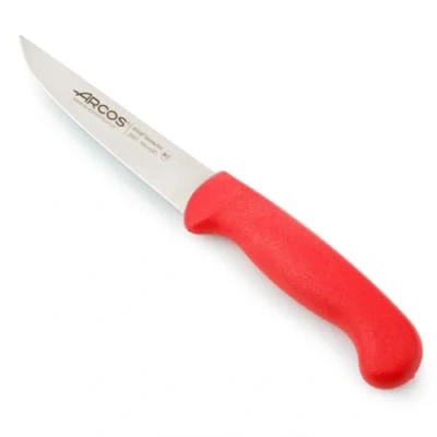 Immagine di Arcos Serie 2900 Coltello Vegetale Verdura Lama Acciaio Inossidabile Nitrum 100 mm Manico Polipropilene Colore Rosso