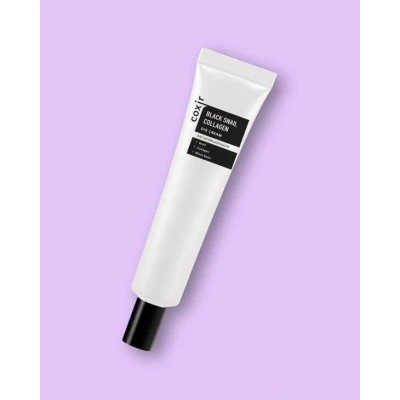 Immagine di COXIR crema contorno occhi al collagene di lumaca nera (30 ml / 1.01 fl.oz.) fagioli neri, bava lumaca, struttura viscida formulata questa
