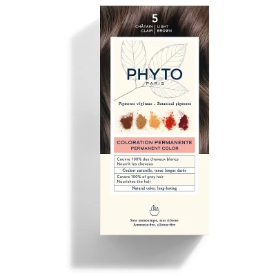 Immagine di COLOR KIT 5 CASTANO CHIARO LATTE RIVELATORE 50 ML + CREMA COLORANTE MASCHERA PROTETTIVA COLORE 12 GUANTI