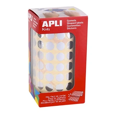 Immagine di APLI Kids 11627 Rotolo di gommini rotondi, colore: argento, 10,5 mm