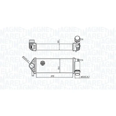 Immagine di MAGNETI MARELLI 351319205510 Intercooler RENAULT: Kangoo II Express
