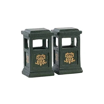 Immagine di LEMAX CESTINI PORTARIFIUTI GREEN TRASH CAN, SET OF 2 84386