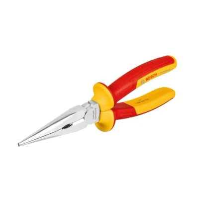 Immagine di Bosch Professional Pinze a becco lungo dritte VDE 200 mm (certificate fino 1.000 V, isolate con poliuretani termoplastici (TPU))