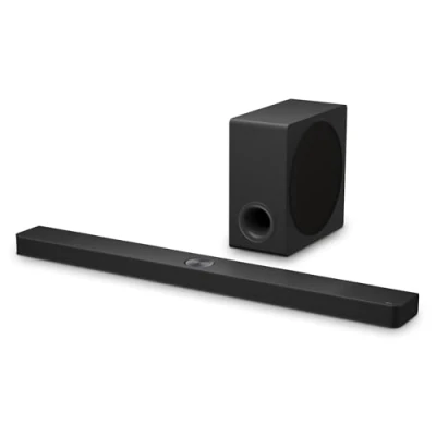 Immagine di LG Electronics DS90TY.DDEULLK Soundbar Nero incl. Subwoofer senza fili, Dolby Atmos®, audio ad alta risoluzione, Fissaggio a parete, Bluetooth®, WLAN