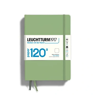 Immagine di LEUCHTTURM1917 364426 Taccuini 120 g/m² Paper Edition, Copertina rigida, Medium (A5), Sage, Bianco
