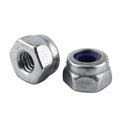 Immagine di Acciaio Inossidabile SS304 Dado Esagonale Autobloccante Anti Allentato (M2 100pz)