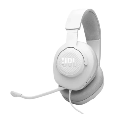 Immagine di JBL Quantum 100M2 Cuffie Gaming Over Ear con Filo, QuantumSOUND Signature e Jack per da 3,5 mm, Compatibilità Multi Platform, Microfono Rimovibile, Opzione Mute, Bianco
