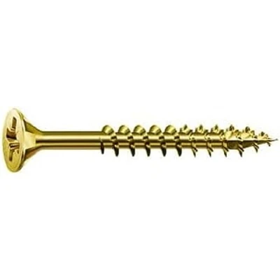 Immagine di Spax 0291020350305 Vite universale, testa svasata, taglio a croce, T STAR plus, 4CUT, filettatura parziale, zincato passivato giallo A2L, 0/1034/021/4,0/40/ /01