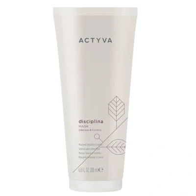 Immagine di Actyva Disciplina Mask, Maschera Nutriente e Disciplinante per Capelli Crespi, con Acido Ialuronico Olio di Mandorle 200 ml