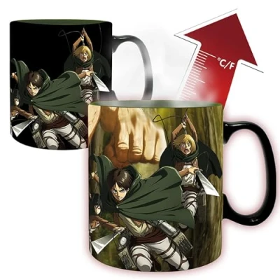 Immagine di ABYSTYLE ATTACK ON Titan Tazza Heat Change 460 ml Eren S3