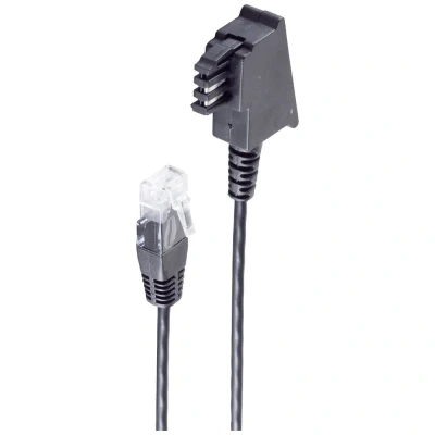 Immagine di Cavo adattatore DSL Shiverpeaks [1x Spina TAE F 1x RJ45 8p2c] 3 m Nero