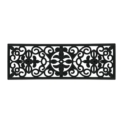 Immagine di Relaxdays Zerbino per Scale, Antiscivolo in Gomma, Base Scalinate, Interno ed Esterno, Rettangolare 75 x 25 cm, Nero, 1 pz