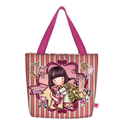 Immagine di SAFTA, Portamerenda Gorjuss Fairground Carousel 24 x 29 10 cm Unisex Bambini e ragazzi, multicolore, Talla única