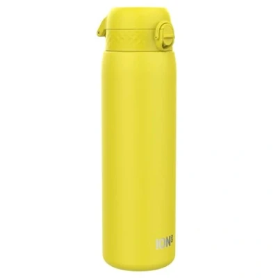Immagine di Ion8 Borraccia Acciaio Inox 1 Litro, a Prova di Perdite, Facile da Aprire, Serratura Sicura, Lavabile in Lavastoviglie, Maniglia per il Trasporto, Durevole e Resistente ai Graffi, Giallo