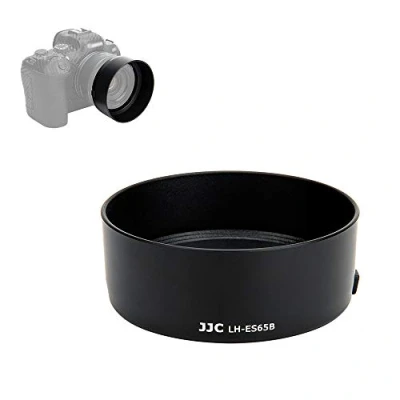Immagine di JJC ES 65B paraluce a baionetta per Canon RF 50 mm F1.8 STM con fotocamera EOS R R5 R6 RP Ra, ricambio