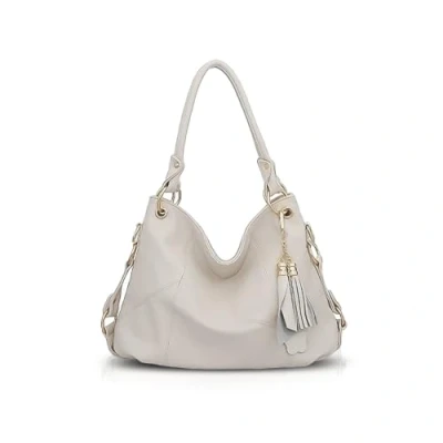 Immagine di NICOLE &amp; DORIS Borsa Donna Borse a Spalla Grande Tracolla Elegante Tote Leggera Borsetta Pelle Morbida Moda Delle Signore Casuale con Nappa Beige
