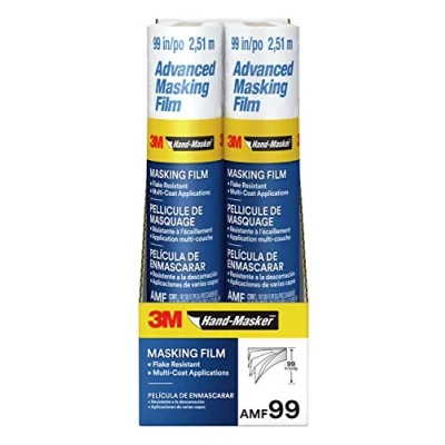 Immagine di 3M Scotch Painter&#039;s Tape AMF99 8C, pellicola per mascheratura a mano, 2,5 m x 27,4 m, 8 rotoli