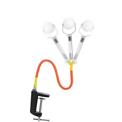 Immagine di BOROCO Allenatore di tennis da tavolo, Spin Trainer Professionale regolabile Ping Pong Training Robot Fisso rapido rimbalzo Palla Clip Macchina formazione in PVC