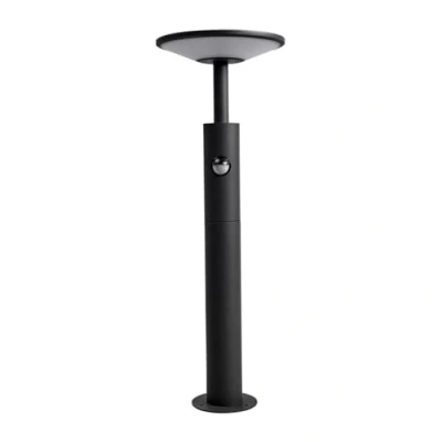 Immagine di lampada LED da esterni &#039;Fenia&#039; con sensore di movimento (Moderno) colore Nero, in Alluminio, lampadina inclusa) Lucande lampioncino, paletto luminoso, viale, lampione