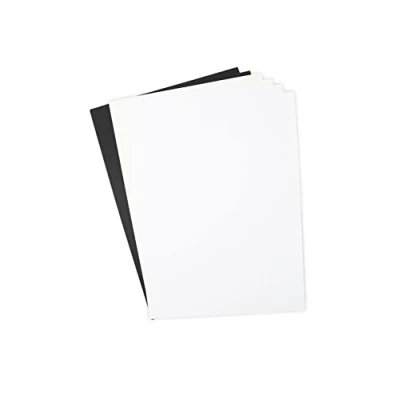 Immagine di Sizzix Surfaces Cartoncino A4 Nero/Avorio/Bianco 60 PK 665989 Capitolo 3 2022, Multicolor, One Size