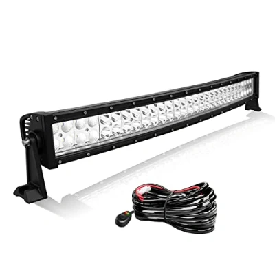 Immagine di Willpower Barra LED Fuoristrada, Luce a Curva 81cm 180W Combinazione di Fascio Spot e Inondazione 12V Impermeabile Cablaggio Fari Luci da Lavoro Trattore Auto Veicoli 4x4 ATV UTV