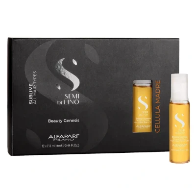 Immagine di Alfaparf Milano Semi Di Lino Sublime Cellula Madra Beauty Genesis 12 x 13 ml
