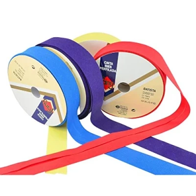 Immagine di Byetsa 7411 Nastro in sbieco, poliestere/cotone, 120 colori, rotolo da 25 metri 30