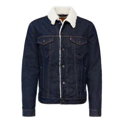 Immagine di Giacchetto Levi&#039;s Type 3 Sherpa Trucker Denim scuro IT 52