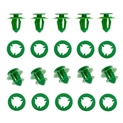 Immagine di Be In Your Mind 50 Pezzi Clip Di Montaggio Per Pannello Rivestimento Della Scheda Porta Interna A0009912771 Plastica Verde Compatibile Con Sprinter Vito Viano W639 0009912771