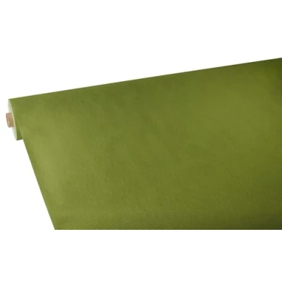 Immagine di PAPSTAR, Tovaglia in tessuto non soft selection Plus, 25 m x 1,18 m, colore: verde oliva