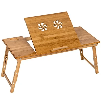 Immagine di TecTake Tavolino Pieghevole e Portatile da Letto per pc Notebook Modelli Differenti (72x35cm No. 401654)