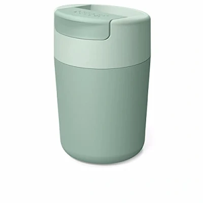 Immagine di Joseph Sipp Tazza da viaggio per caffè e the, con coperchio, a prova di perdite, senza BPA, riutilizzabile 340 ml, Verde