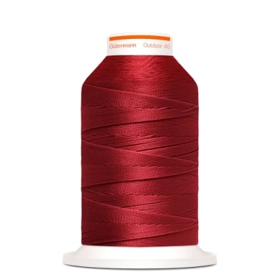 Immagine di Outdoor 40 Filo da cucito speciale per tessuti esterni No. Lunghezza 400 m resistente ai raggi UV 798300 (Bordeaux 3380)
