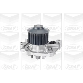 Immagine di GRAF PA937 Pompa acqua 24 con guarnizione meccanico Lamiera d&#039;acciaio 59,7 per trasmissione cinghia dentata MITSUBISHI: Carisma Hatchback