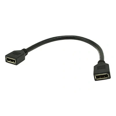 Immagine di CERRXIAN DP Cavo di prolunga da femmina a femmina, 4K Displayport versione 1.2, 0,3 m
