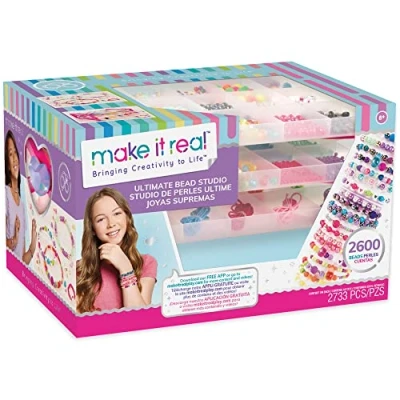 Immagine di Make It Real Deluxe Beads Set (2.700 Pieces), Multicoloured, 1701