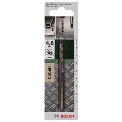 Immagine di Bosch Accessories 2609255071 HSS Punta a spirale per metallo 4.8 mm Lunghezza totale 86 Cobalto DIN 338 Alberino cilindrico 1 pz.