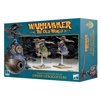 Immagine di Games Workshop Warhammer Dwarfen Mountain Holds: Gyrocopters e Gyrobombers nani