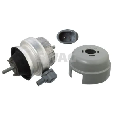 Immagine di SWAG 30 10 4860 Supporto motore Dx idraulico con aletta paraspruzzi AUDI: A6 C6 Avant, Sedan