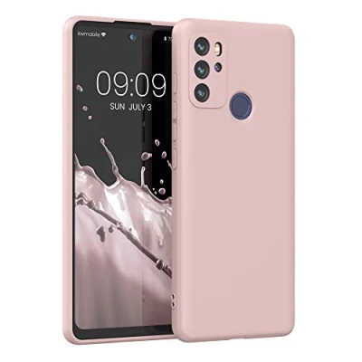 Immagine di kwmobile Custodia Compatibile con Motorola Moto G60S Cover Back Case per Smartphone in Silicone TPU Protezione Gommata coconut swirl