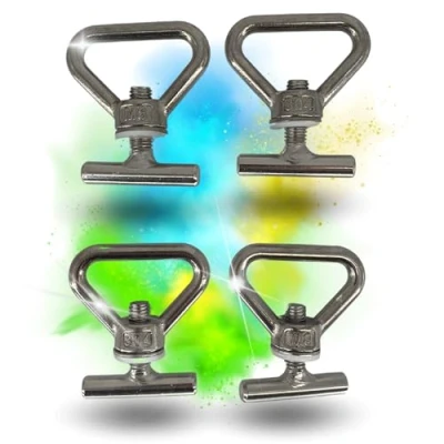 Immagine di TronicXL Bulloni di sicurezza del carico viti occhielli compatibili con VW Bulli Bus T5 T6 T6.1 Multivan guida binario Transporter California