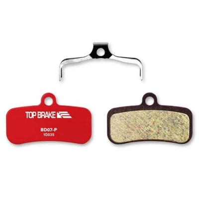 Immagine di Top Brake pastiglie Freni a Disco per Shimano Saint BR M810/820,Zee M640 XTR M9120,Deore XT M8020/8120,MT420/510 Tektro HD M745/735/725 TRP Slate T4,G Spec Quadiem(Performance Rosso)