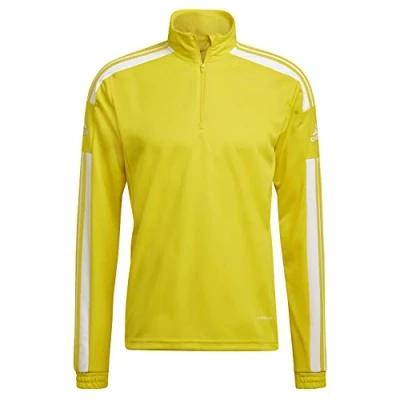 Immagine di adidas Performance Felpa con zip, Uomo, Taglia: 3XL, Team yellow / white