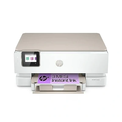 Immagine di HP Envy Inspire 7220e 242P6B, Stampante Multifunzione a Getto d&#039;Inchiostro A4 Colori, Fronte/Retro Automatico, 22 ppm, Wi Fi, 3 Mesi di Inchiostro Instant Ink Inclusi, Bianca
