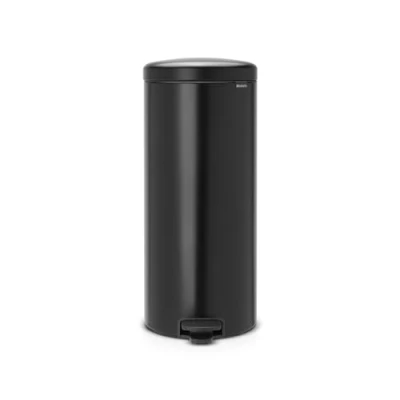 Immagine di Brabantia Pedal Bin Newicon Pattumiera a Pedale, Secchio Interno in Plastica, Nero Opaco, 30 lt